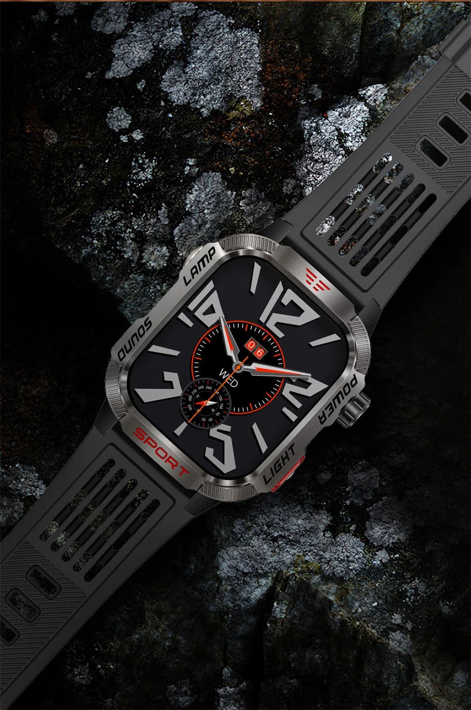 TactiWatch - Military Smartwatch with Health Tracker - SafeTalk™