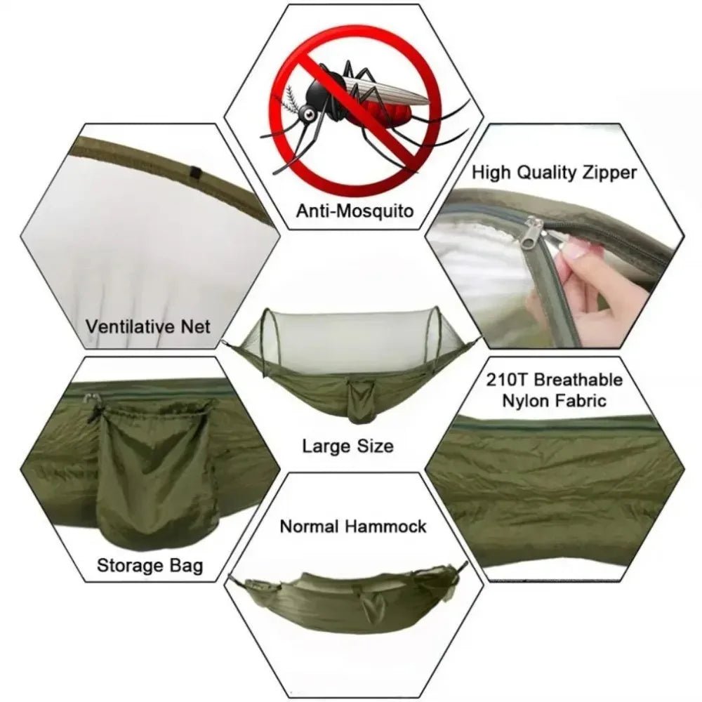 CampShield Survivor Hammock™ - SafeTalk™