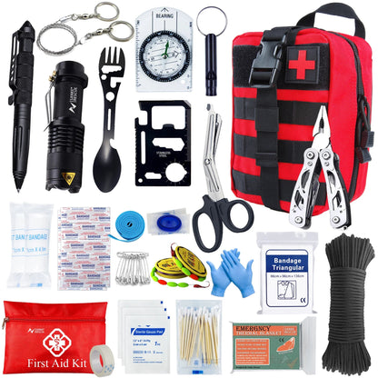 CrisisCarry Complete Survival Kit – 24 Critical Tools in Tactical Pack - SafeTalk™