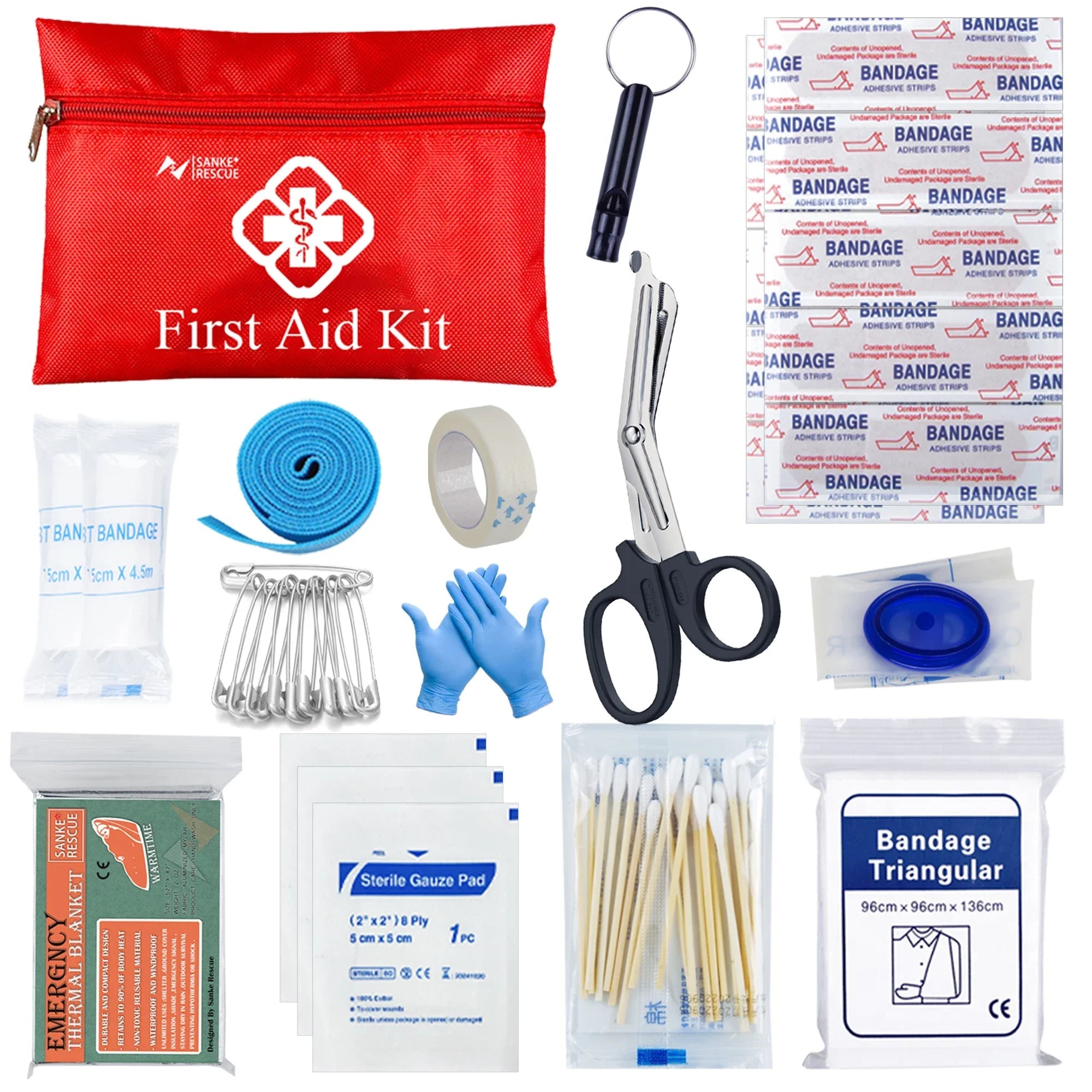 CrisisCarry Complete Survival Kit – 24 Critical Tools in Tactical Pack - SafeTalk™