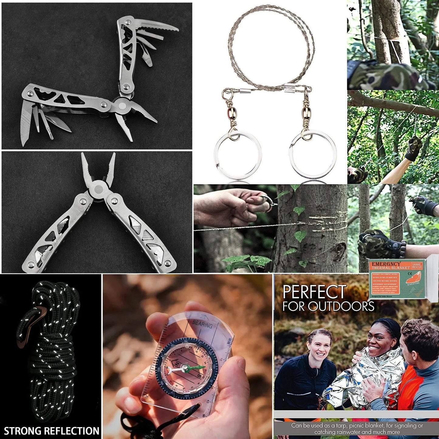 CrisisCarry Complete Survival Kit – 24 Critical Tools in Tactical Pack - SafeTalk™