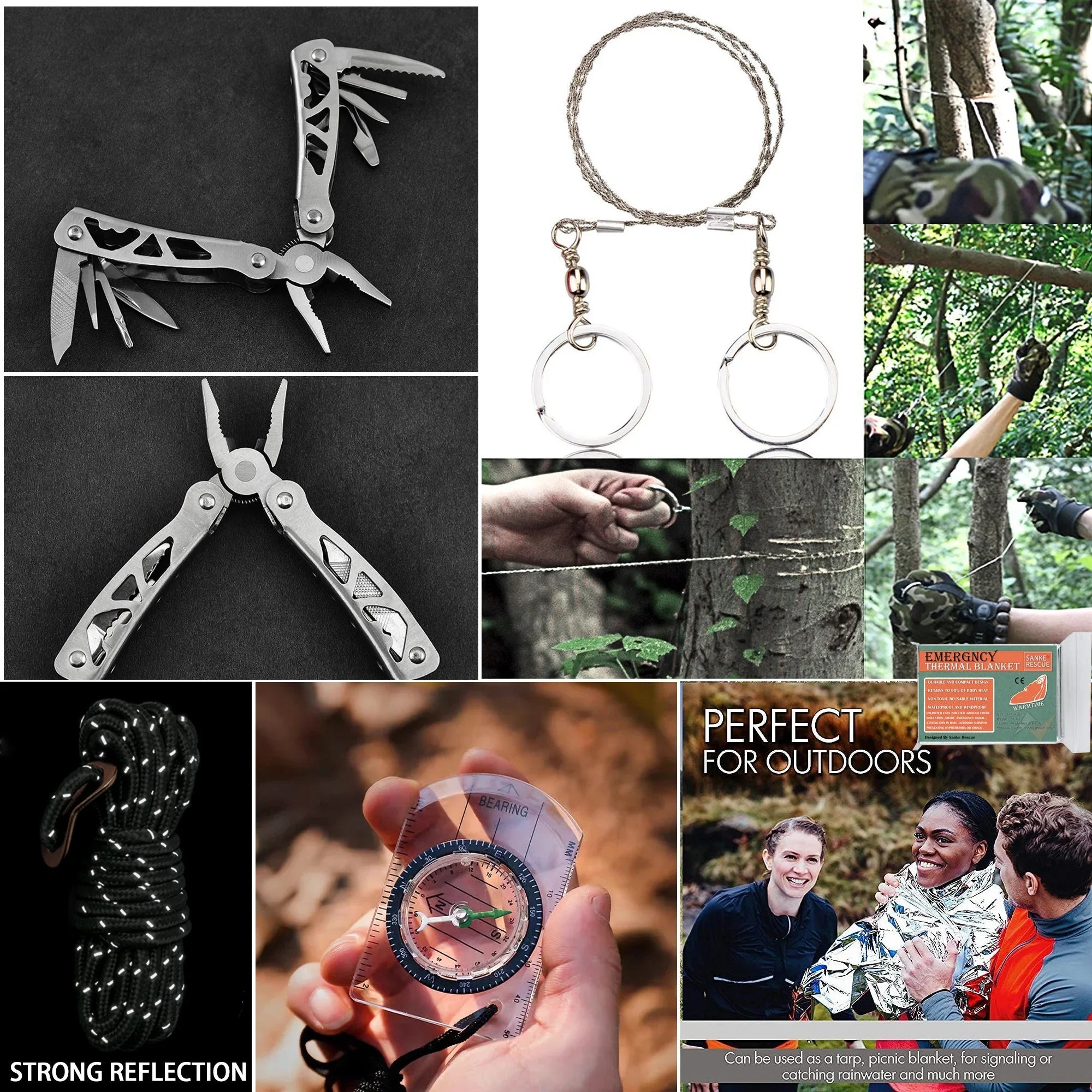 CrisisCarry Complete Survival Kit – 24 Critical Tools in Tactical Pack - SafeTalk™