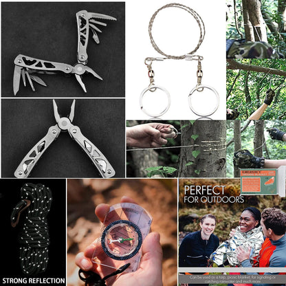 CrisisCarry Complete Survival Kit – 24 Critical Tools in Tactical Pack - SafeTalk™