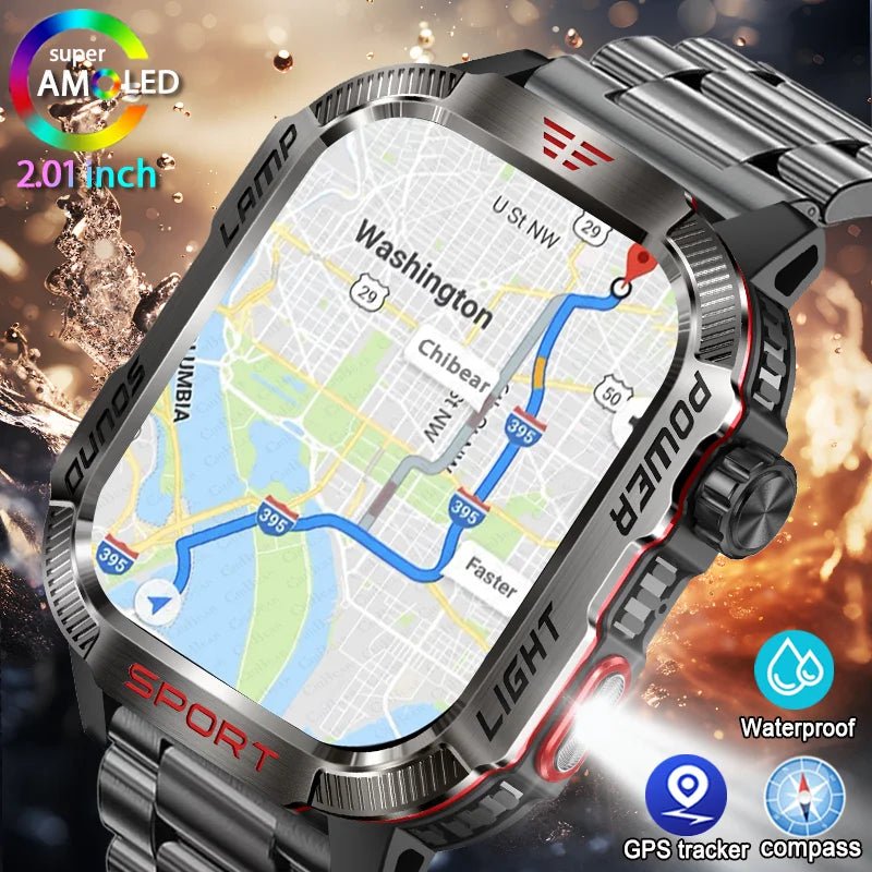 TactiWatch - Military Smartwatch with Health Tracker - SafeTalk™