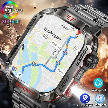 TactiWatch - Military Smartwatch with Health Tracker - SafeTalk™