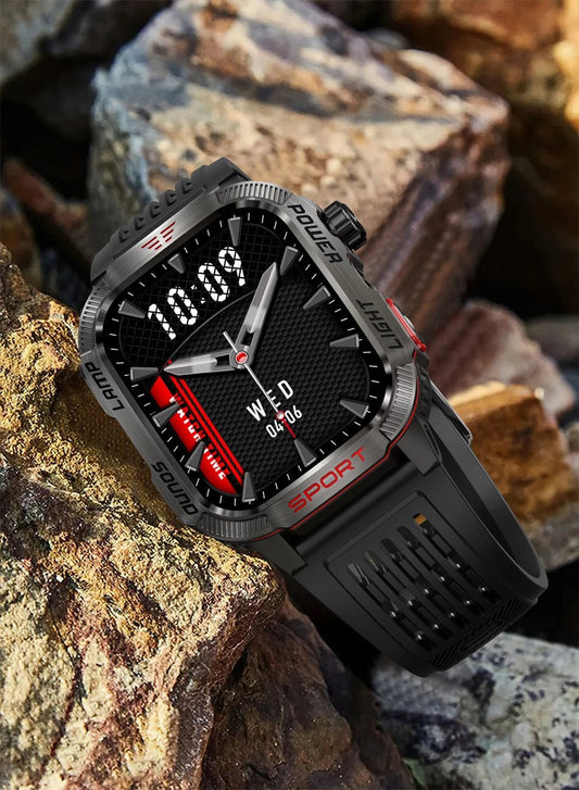 TactiWatch - Military Smartwatch with Health Tracker - SafeTalk™