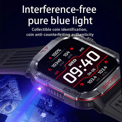 TactiWatch - Military Smartwatch with Health Tracker - SafeTalk™