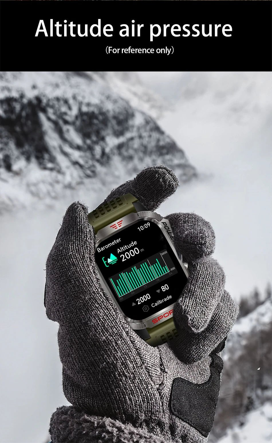 TactiWatch - Military Smartwatch with Health Tracker - SafeTalk™
