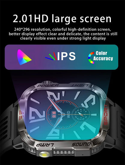 TactiWatch - Military Smartwatch with Health Tracker - SafeTalk™
